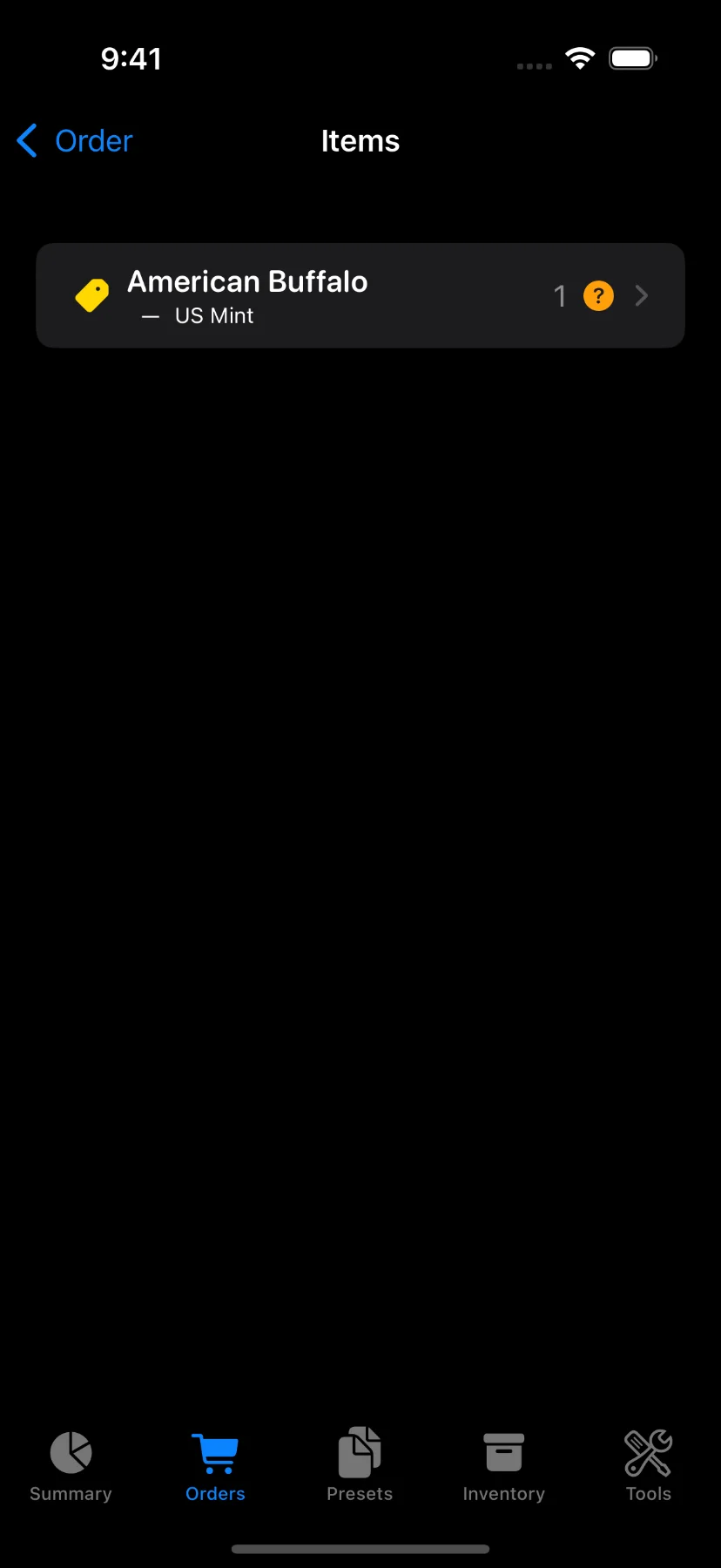 Select item from list